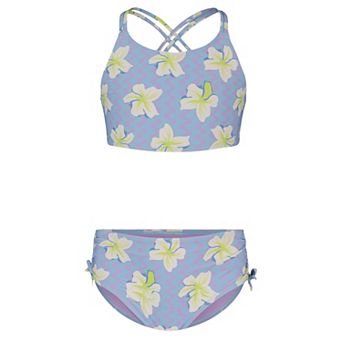 Girls 7-16 Roxy 2 pc Party Waves Bikini Set & Swim Bottoms