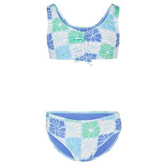 Girls 7-16 Roxy Floral Geo 2 pc Bikini Set