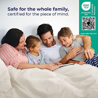 American Soft Linen Luxury Cotton Sateen Weave Duvet Cover Set with Shams