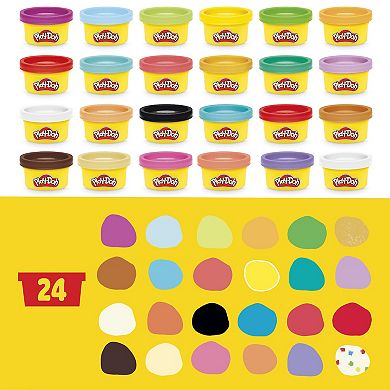 Play-Doh Holiday Advent Calendar with 24 Colors and Accessories