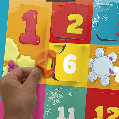 Play-Doh Holiday Advent Calendar with 24 Colors and Accessories