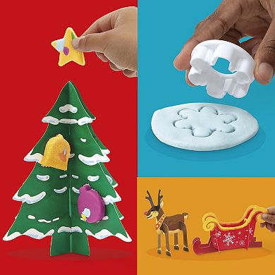 Play-Doh Holiday Advent Calendar with 24 Colors and Accessories