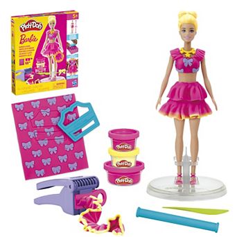 Play-Doh Barbie Ruffles & Bows Doll 2 pc Set