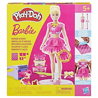 Play-Doh Barbie Ruffles & Bows Doll 2-pc. Set