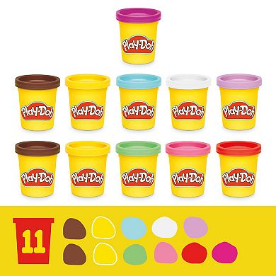 Play-Doh Super Slice Cake Playset with Interactive Oven & 12 Colors of Dough