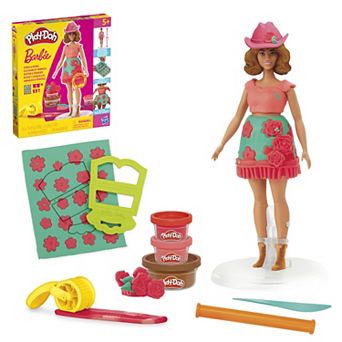 Play-Doh Barbie Florals & Fringe Doll Set