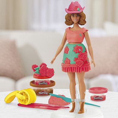 Play-Doh Barbie Florals & Fringe Doll Set
