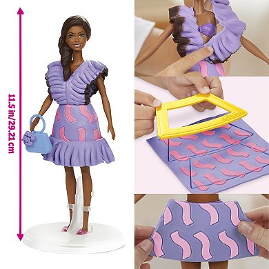 Play-Doh Barbie Fashionista Ruffles Doll 2-pc. Set
