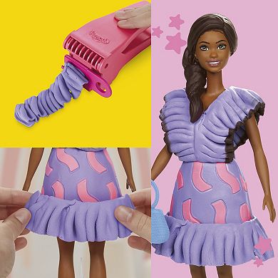 Play-Doh Barbie Fashionista Ruffles Doll 2-pc. Set