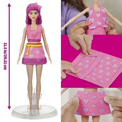 Play-Doh Barbie Hearts & Hair Doll Set