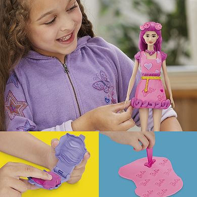 Play-Doh Barbie Hearts & Hair Doll Set