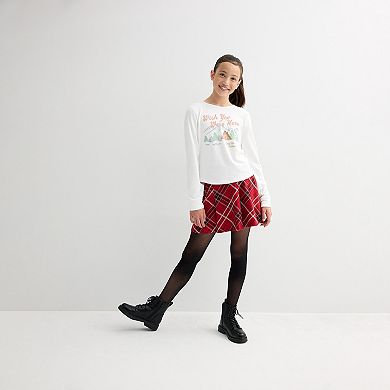 Girls 6-20 SO® Pleated Skort in Regular & Plus Size