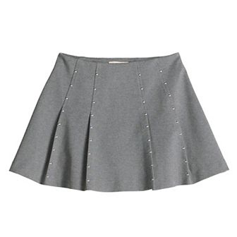 Girls 6-20 SO® Pleated Skort with Studs in Regular & Plus Size