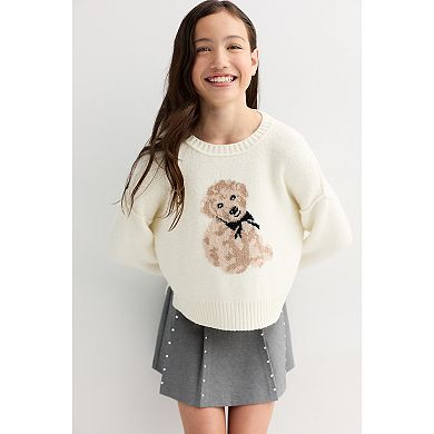 Girls 6-20 SO® Pleated Skort with Studs in Regular & Plus Size