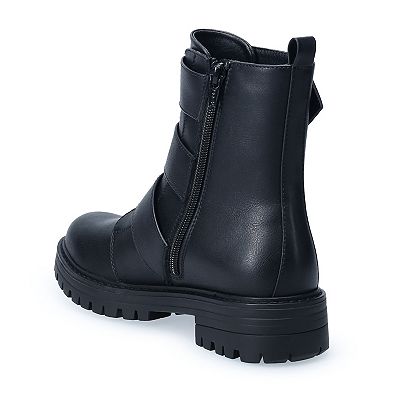 SO® Teegan Buckle Women's Ankle Boots