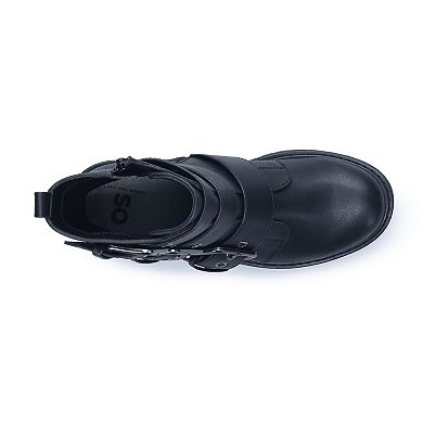 SO® Teegan Buckle Women's Ankle Boots