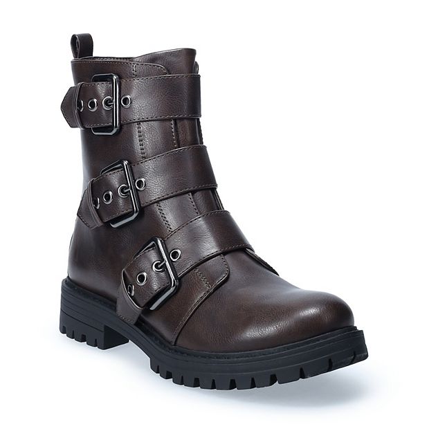 SO® Teegan Buckle Women's Ankle Boots