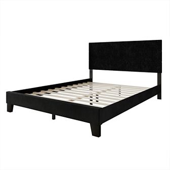 Velvet Platform Bed