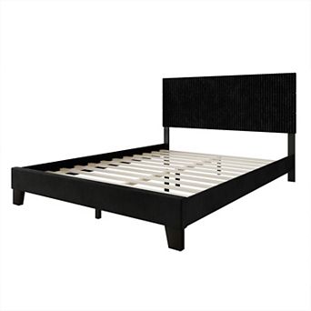 Velvet Platform Bed