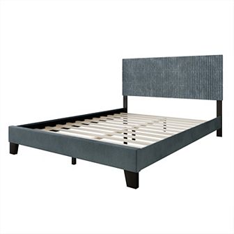Velvet Platform Bed
