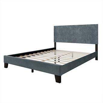 Velvet Platform Bed