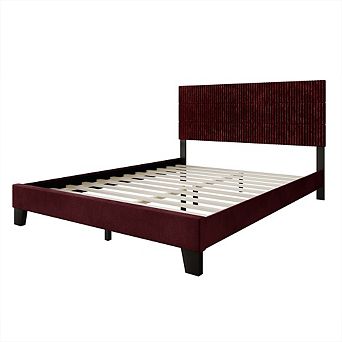 Velvet Platform Bed