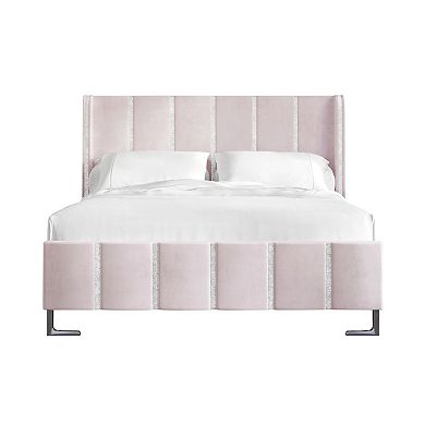 Velvet Upholstered Bed