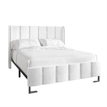 Velvet Upholstered Bed