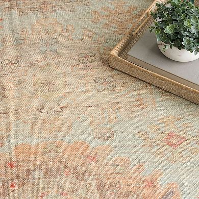 Nourison Vintage Washables Distressed Non-Slip Indoor Area Rug