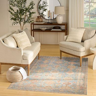 Nourison Vintage Washables Traditional Non-Slip Indoor Area Rug