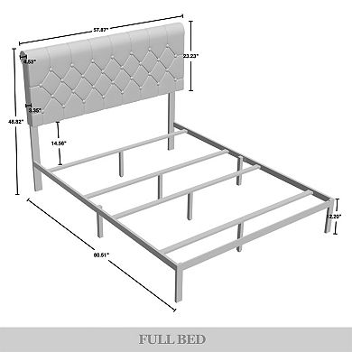 Linen Upholstered Bed