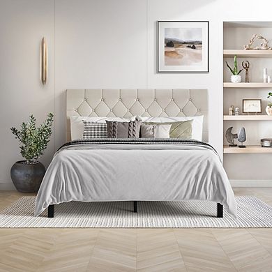 Linen Upholstered Bed