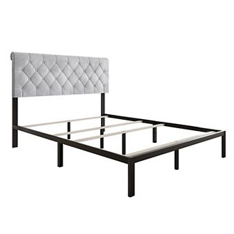 Linen Upholstered Bed