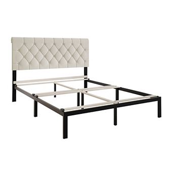 Linen Upholstered Bed