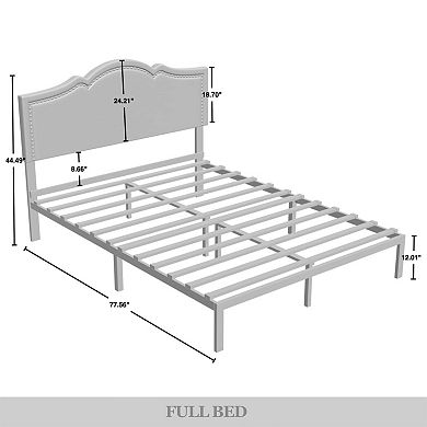 Linen Platform Bed