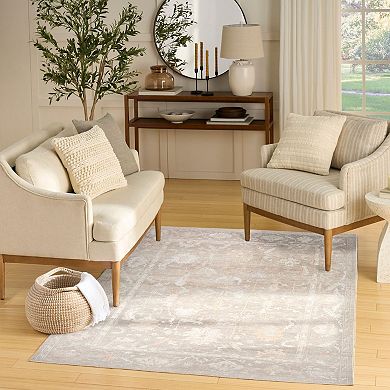 Nourison Vintage Washables Non-Slip Indoor Area Rug