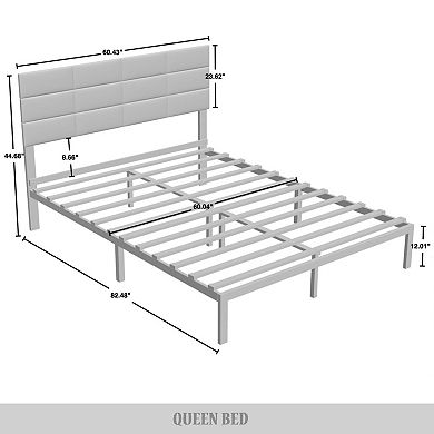 Linen Platform Bed