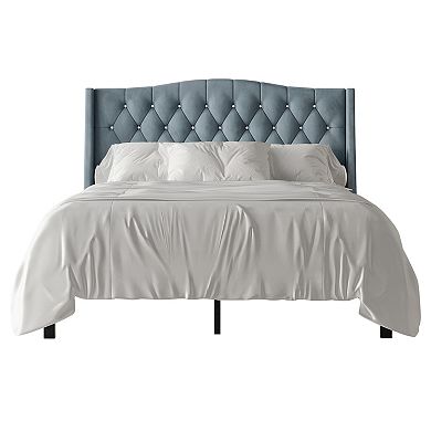 Velvet Platform Bed