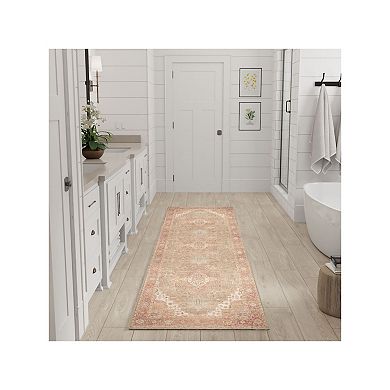 Nourison Vintage Washables Persian Non-Slip Indoor Area Rug