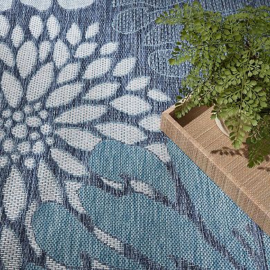 Nourison Garden Oasis Tropical Bloom Indoor/Outdoor Rug