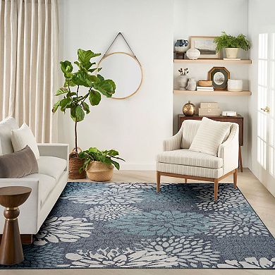 Nourison Garden Oasis Tropical Bloom Indoor/Outdoor Rug