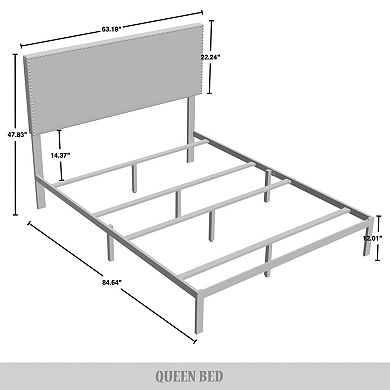 Linen Upholstered Bed