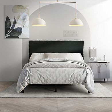 Linen Upholstered Bed