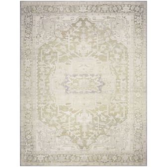 Nourison Vintage Washables Floral Persian Non-Slip Indoor Area Rug