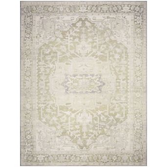 Nourison Vintage Washables Floral Persian Non-Slip Indoor Area Rug