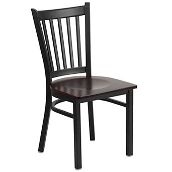 Flash Furniture Vertical Back Metal Restaurant Chair