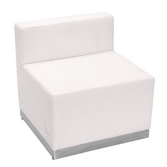 Flash Furniture LeatherSoft Chair w/Brushed Stainless Steel Base - Reception Furniture