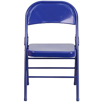 Flash Furniture 2 Pack Triple Braced & Double Hinged Folding Chair