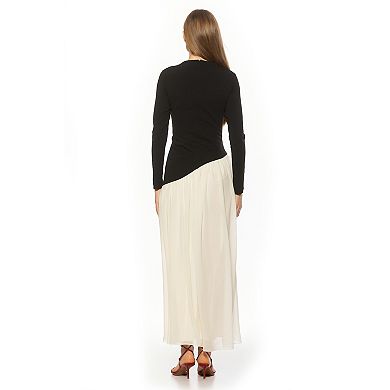 Women's ALEXIA ADMOR Dakota Dramatic Long Sleeve Maxi Gown