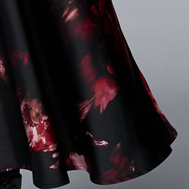 Petite Simply Vera Vera Wang Bias Cut A-Line Skirt